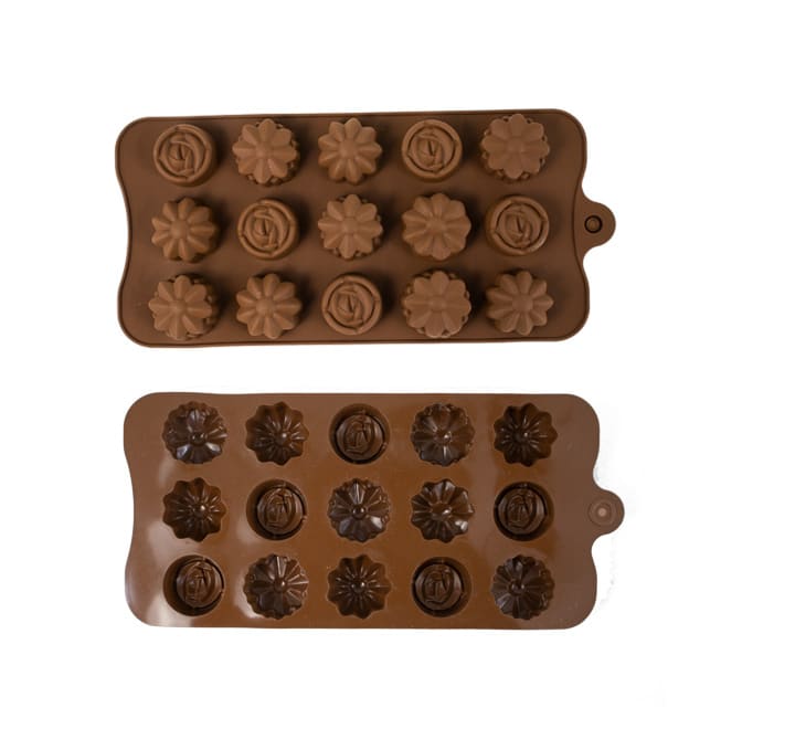 মাল্টিপল ফুল সিলিকন চকলেট মোল্ড। Multiple flower Silicon chocolate mold