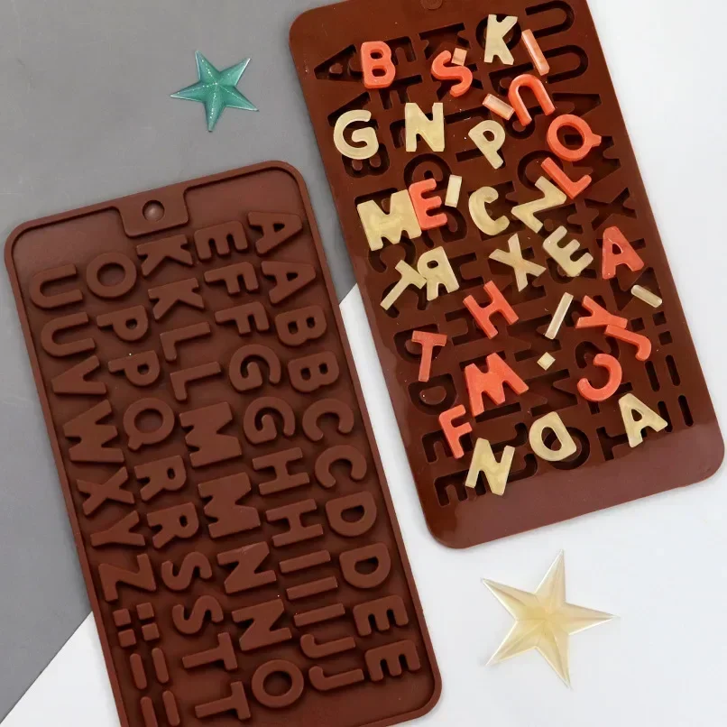 আলফাবেট সিলিকন চকলেট মোল্ড।  Alphabet silicon chocolate mold.  ABCD letter