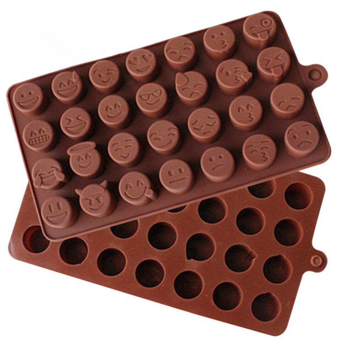 ইমোজি সিলিকন চকলেট মোল্ড।  Emoji Silicon chocolate mold
