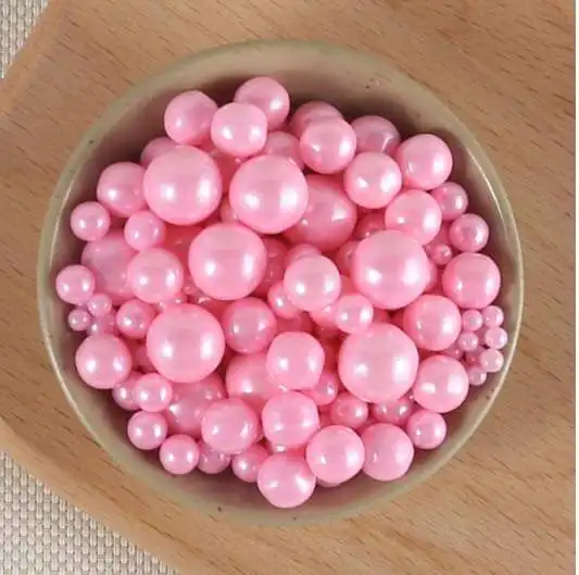 গোলাপি মিক্স সুগারবল। Pink mix sugar ball