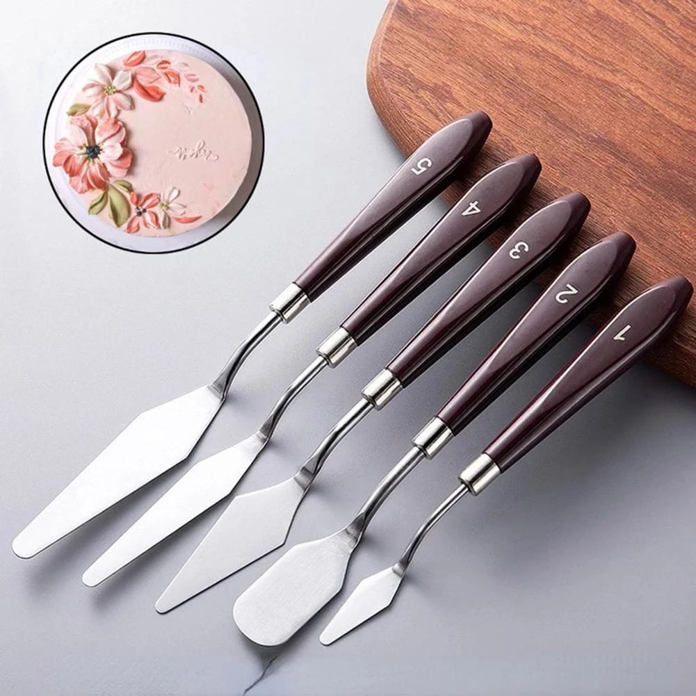 ৫ পিস পেলেট নাইফ সেট। 5 piece palet knife set