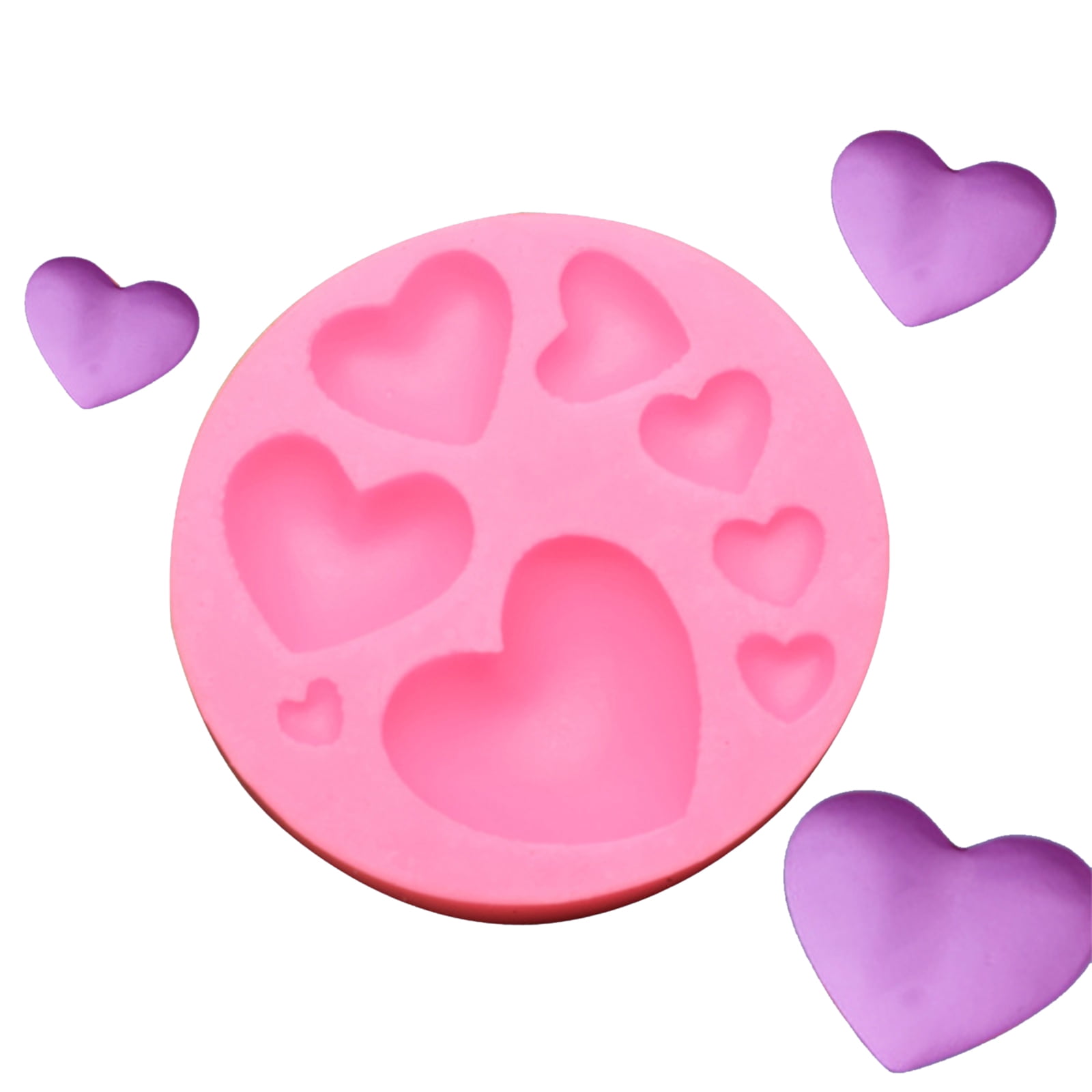 ৭ লাভ সিলিকন ফনডেন্ট মোল্ড।  7 love silicon fondant mold