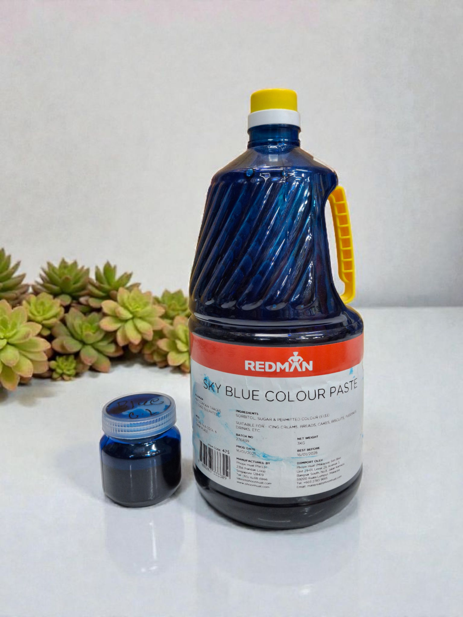 রেডমেন নীল কালার। REDMAN sky blue color