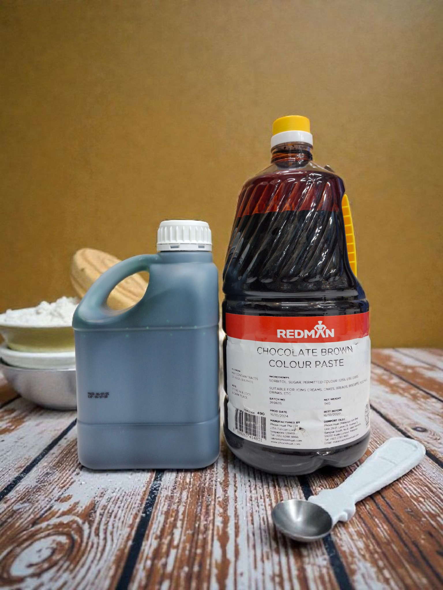 রেডমেন চকলেট ব্রাউন কালার জার। REDMAN chocolate brown color jar