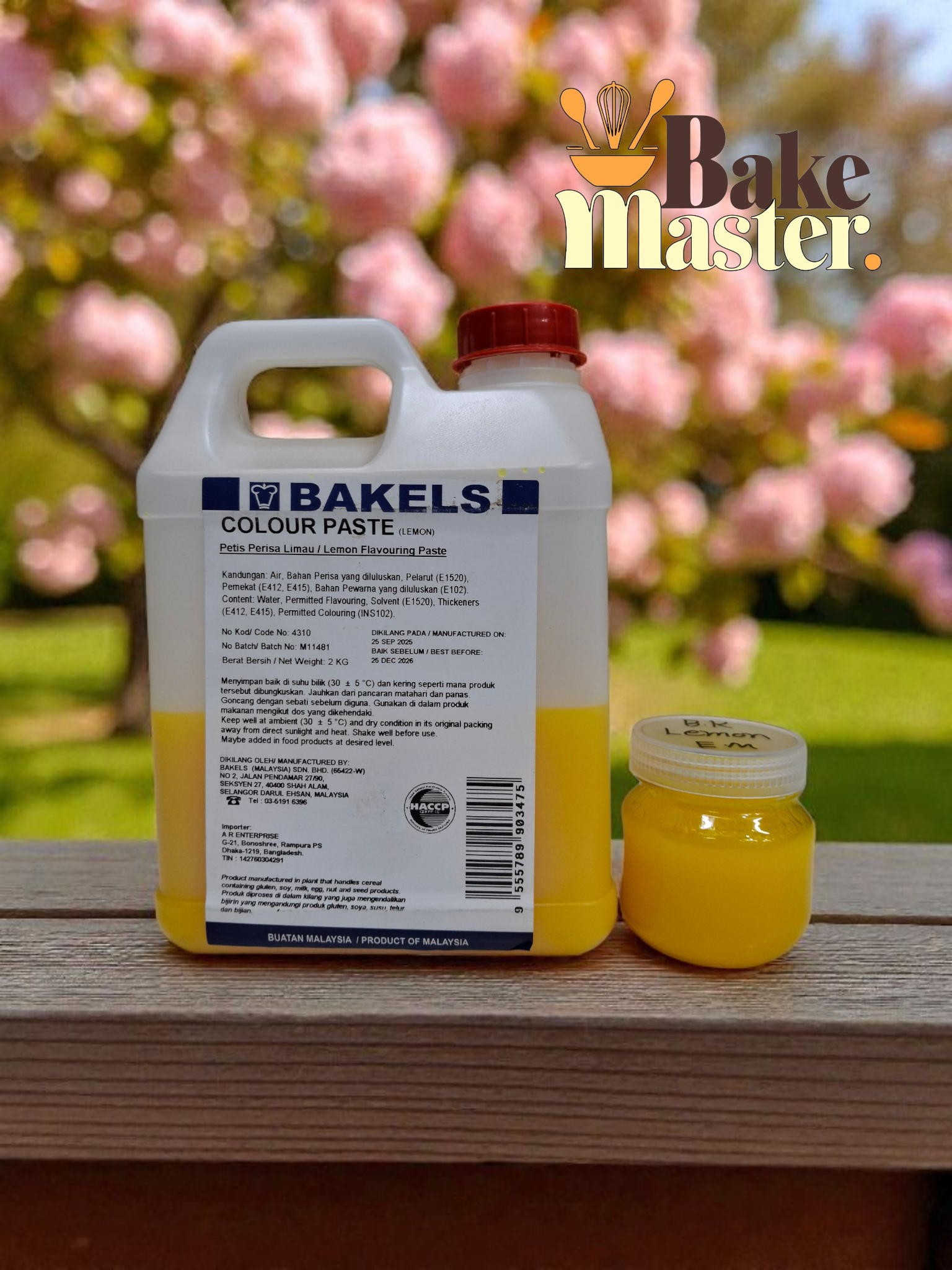 বেকেলস লেমন ইমালশন।  Bakels lemon emulsion