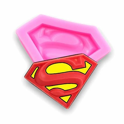 সুপারম্যান সিলিকন ফনডেন্ট মোল্ড। Superman silicon fondant mold