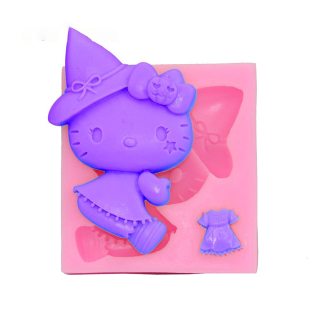 হ্যালো কিটি সিলিকন ফনডেন্ট মোল্ড।  Hello kitty Silicon fondant mold
