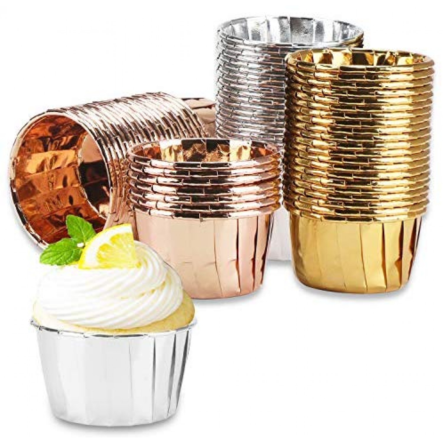 ফয়েল কাপকেক লাইনার। Foil cupcake liner