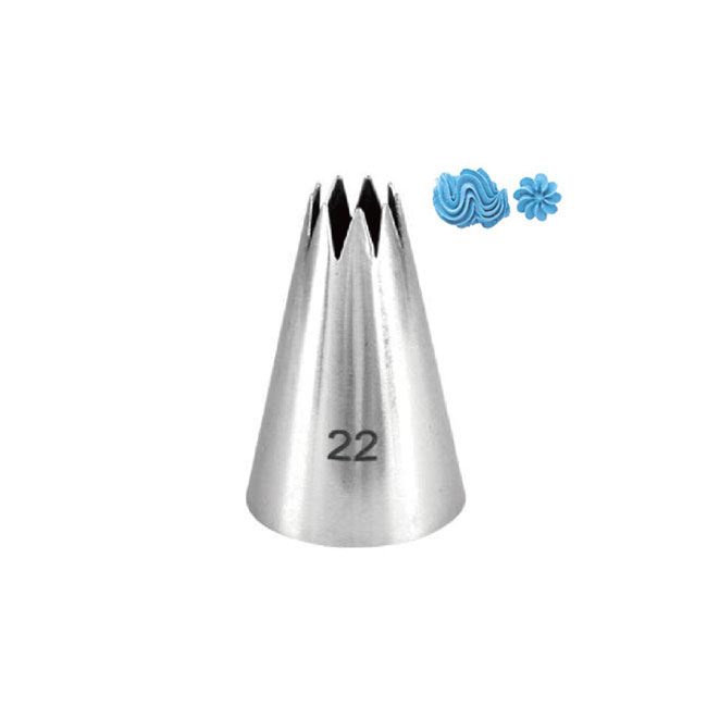 ২২ স্টার নজেল। 22 star nozzle