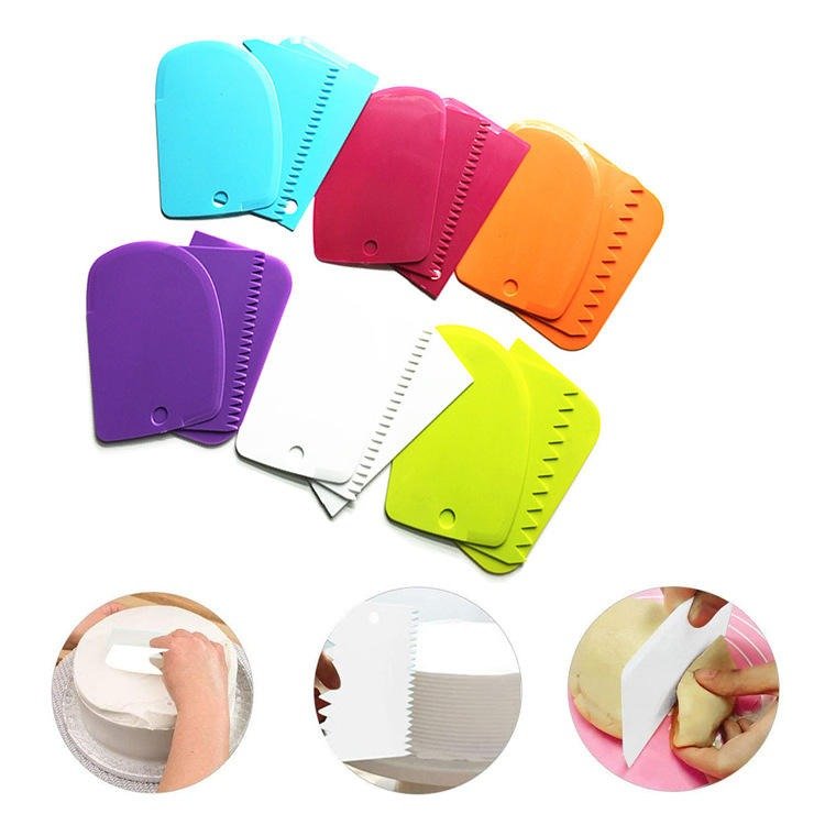 নরমাল প্লাস্টিক স্ক্রাপার সেট (৩ পিস) / Normal plastic scraper set (3p)