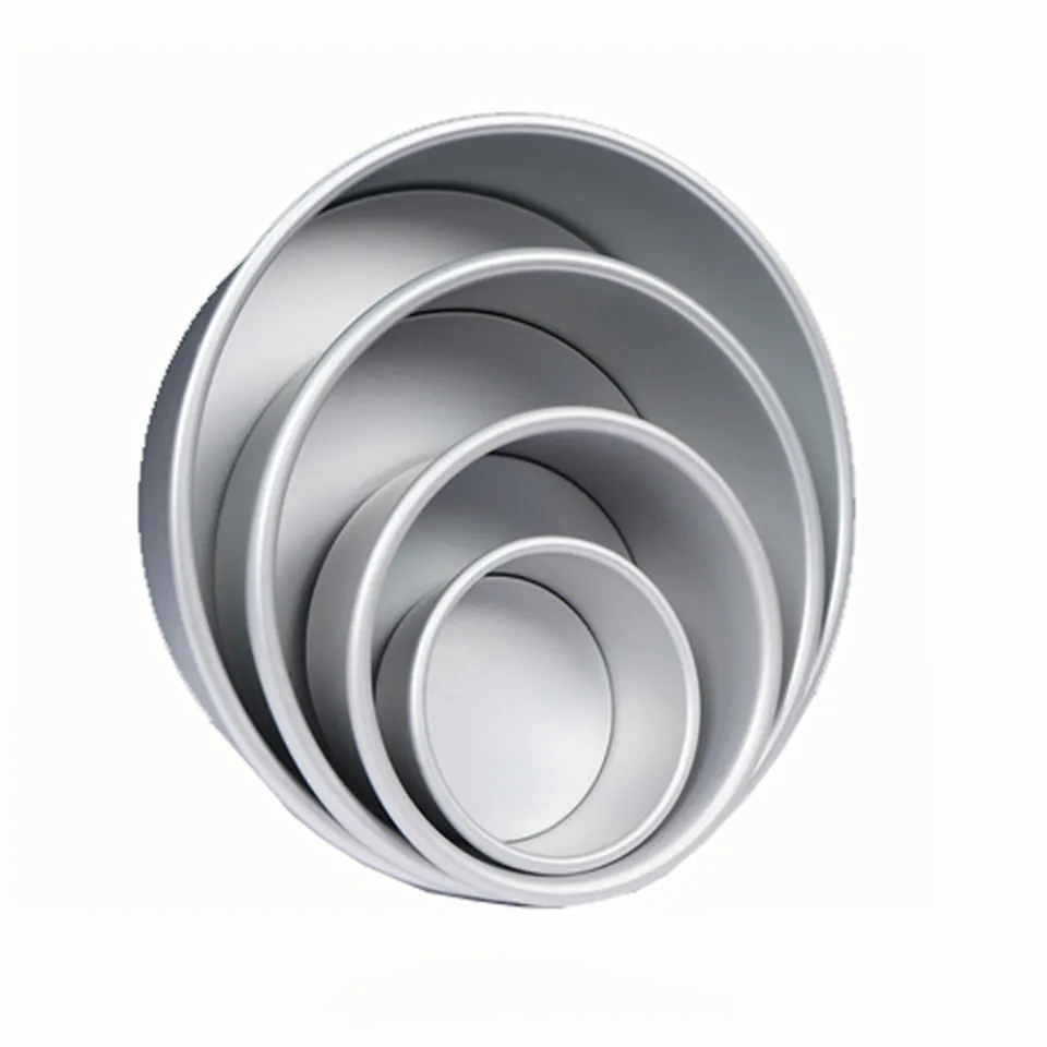 গোল শেপ অ্যালুমিনিয়াম কেক মোল্ড। Round cake mold