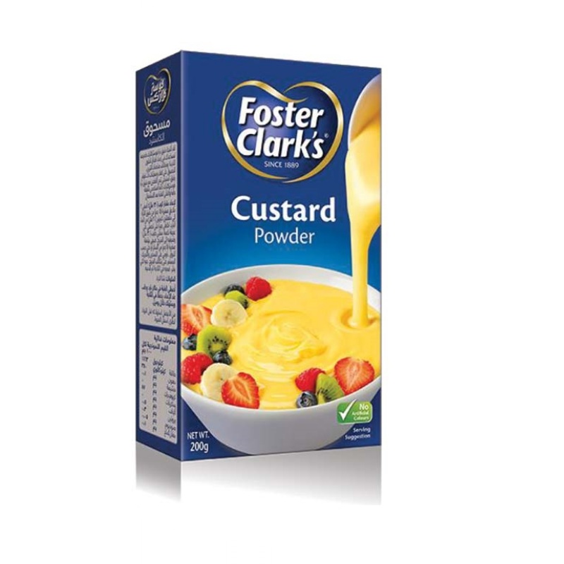 পোস্টার কাস্টার্ড পাউডার প্যাকেট foster custard powder