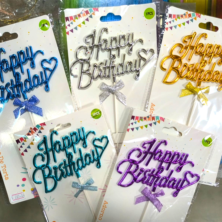 ৩ডি বার্থডে টপার 3D Birthday Toffer