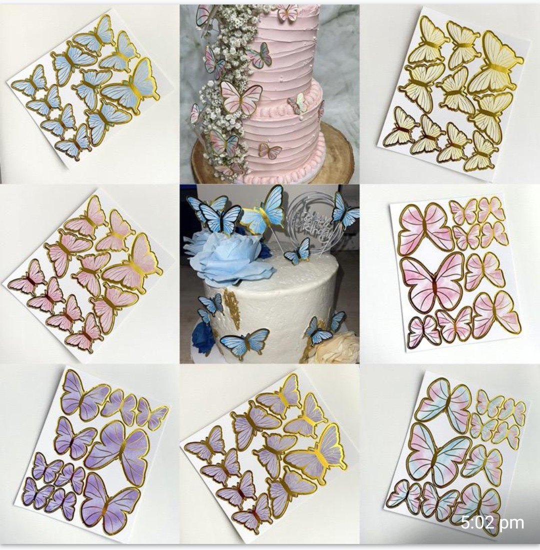 প্রজাপতি স্টিকার / Butterfly sticker