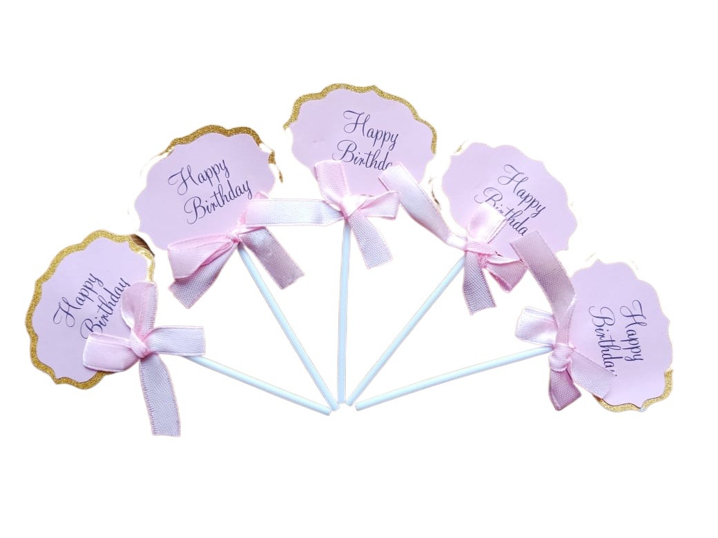 ৫পিছ হ্যাপি বার্থডে টপার