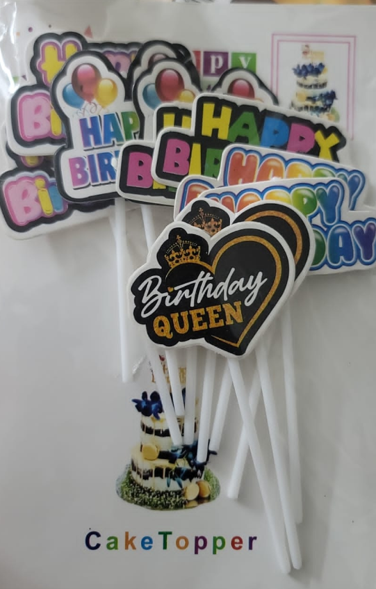 ১০পিছ সেট বার্থডে টপার