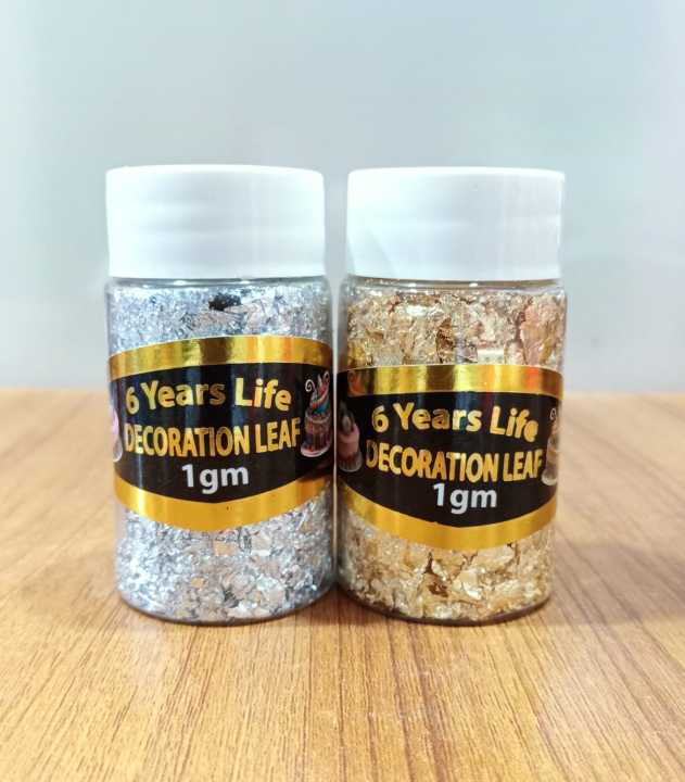এডিবল গোল্ডেন +সিলভার  তবক (১গ্রাম)