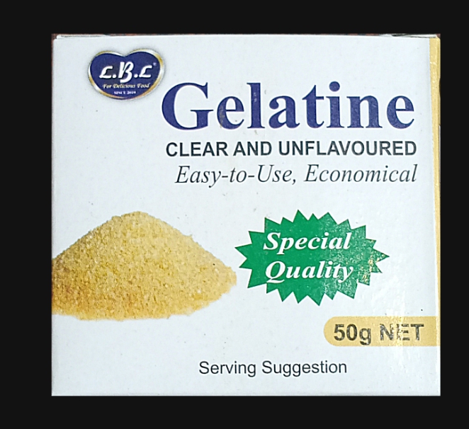 জিলেটিন (৫০গ্রাম প্যাকেট) । Jelatin / jilatin