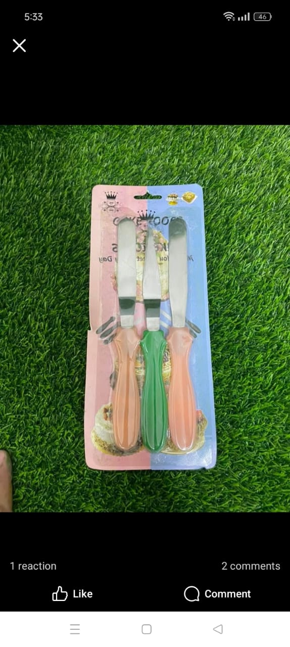 ৩ পিস বাটার নাইপ সেট / butter knife set (3p )