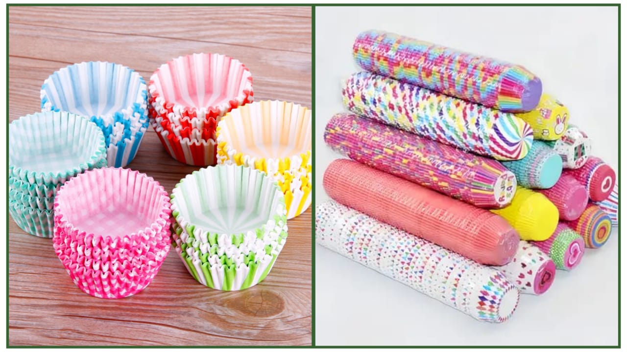 মাফিন লাইনার বড় ( ১ স্টেপ = ১৫-২০ পিস) / muffin liner big ( 1step = 15-20p )