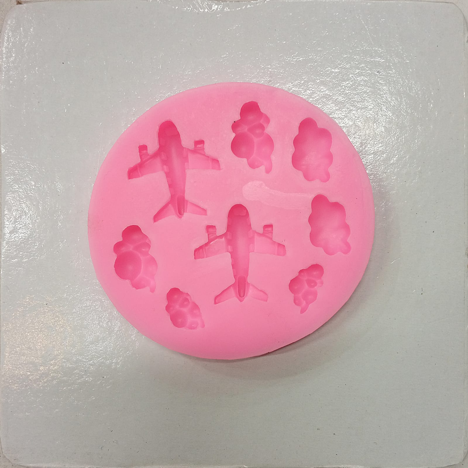 এরোপ্লেন+ক্লাউড সিলিকন ফনডেন্ট মোল্ড