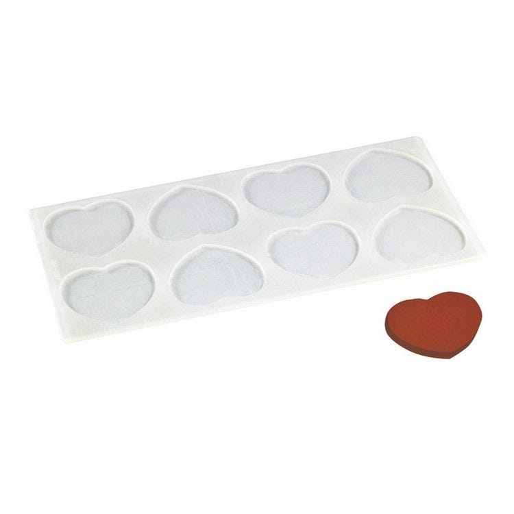 ৮হোল লাভ সাদা সিলিকন চকলেট মোল্ড