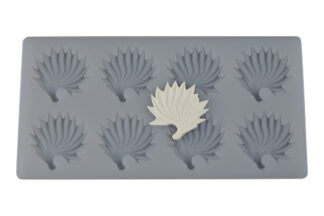 ঝিনুক শেপ সাদা সিলিকন চকলেট মোল্ড